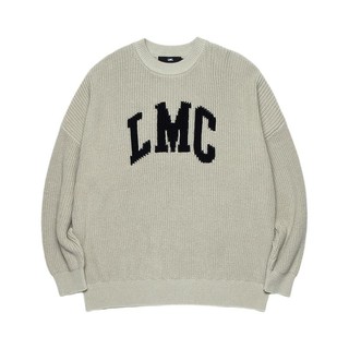 LMC 男士圆领针织衫 奶油白 L