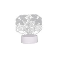 中国国家博物馆 3D小夜灯 萱草花佩款