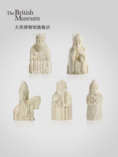 大英博物馆 “路易斯西洋棋”磁铁摆件 3.2x2.3x6cm 树脂 磁铁