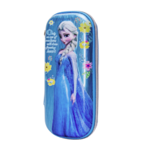 Disney 迪士尼 冰雪奇缘联名系列 DF5446 冰雪女王文具盒 蓝色 单个装