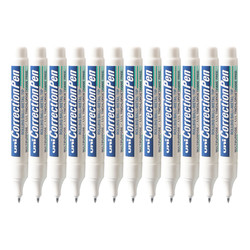 uni 三菱铅笔 CLP-300 笔型涂改液 白色 12支装