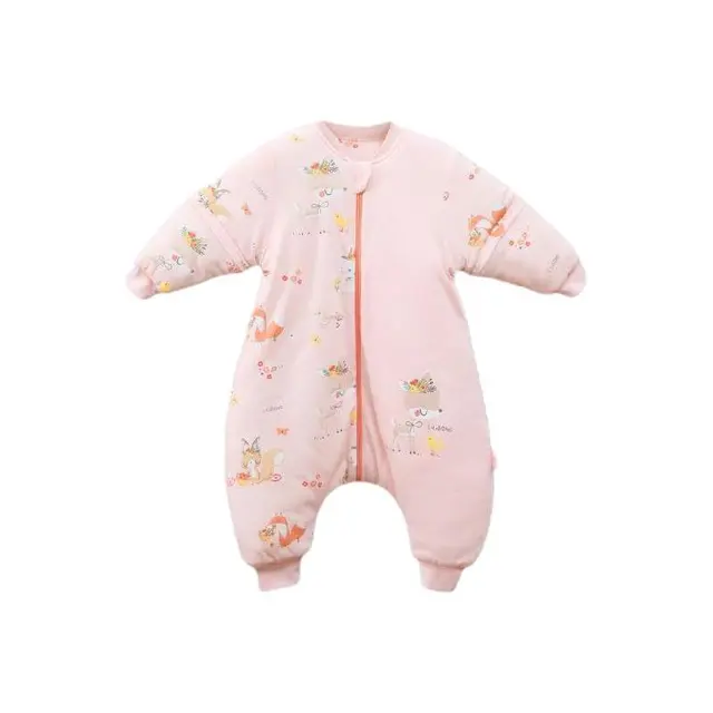 L-LIANG 良良 林涧小鹿系列 32010028104 婴儿分腿睡袋 厚夹棉款