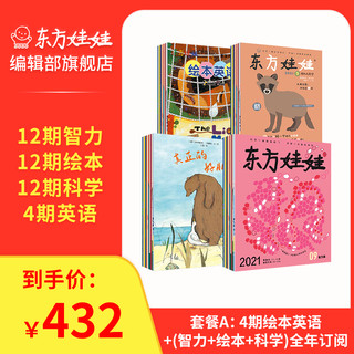 东方娃娃杂志2022年全年订阅共36本（智力版/绘本版/科学刊/数学刊/美术刊）3-8岁智力开发故事图画书科普幼儿期刊儿童杂志订阅