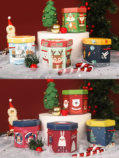 平安夜苹果礼盒圣诞节礼物创意平安果包装纸盒子手提糖果袋小礼品