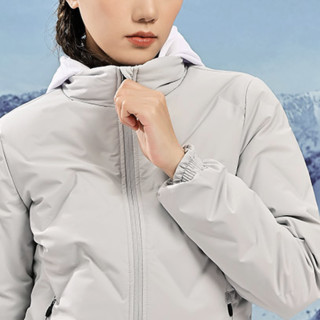 PEAK 匹克 女子运动羽绒服 DF594112 冰灰 M