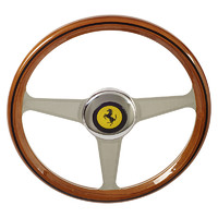 THRUSTMASTER 图马思特 法拉利 250 GTO 方向盘盘面 棕色