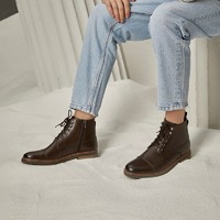 Clarks 其乐 男子工装靴系带马丁靴 261623477