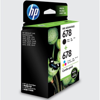HP 惠普 678 L0S24AA 墨盒 黑彩套装