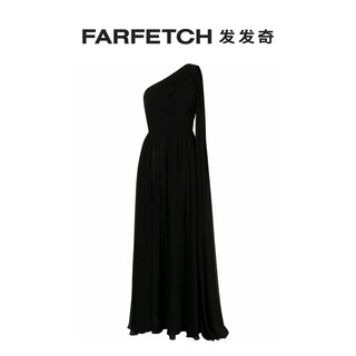 Elie Saab女士Asymmetric Flowing 侧饰带礼服FARFETCH发发奇