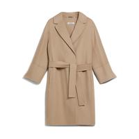 Max Mara 麦丝玛拉 女士羊毛中长款大衣 9016101906 褐色 44