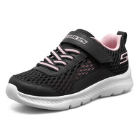 SKECHERS 斯凯奇 COMFY FLEX 2.0 女童休闲运动鞋 664158L/BKPK 黑色/粉红色 30码