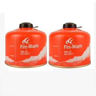 Fire-Maple 火枫 G2/G5户外燃料扁气罐野营烧烤燃料丁烷液化气罐高寒 G2（容量230g 燃烧时间76分钟左右）*2