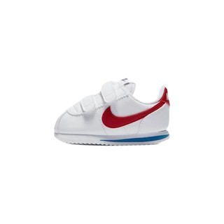 NIKE 耐克 CORTEZ BASIC SL (TDV) 儿童休闲运动鞋 904769-103 白色 21码