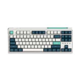 FL·ESPORTS 腹灵 CMK87-SAM 87键 2.4G蓝牙 多模无线机械键盘 冰薄荷 凯华BOX白轴 RGB
