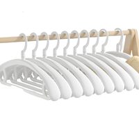 天标 TB9885 肩宽无痕衣架 108g*20只 极简白