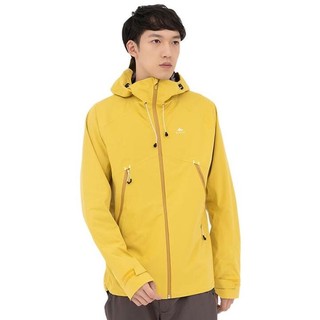 DECATHLON 迪卡侬 男子冲锋衣 8502101 动感黄 XL