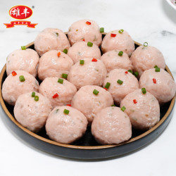 雄丰五香肉丸500g猪肉丸瘦肉丸子火锅底料麻辣烫关东煮食材批发