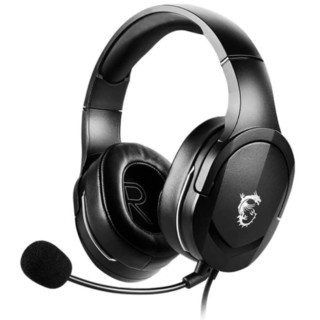 MSI 微星 GH20 耳罩式头戴式有线游戏耳机 黑色 3.5mm