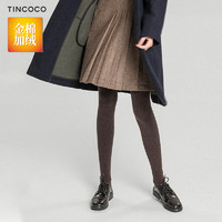 TINCOCO 900D加绒加厚棉修身显瘦踩脚袜秋冬连裤袜打底袜单条装