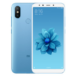 MI 小米 Mi)小米 6X 全面屏小米6x冰川蓝6GB+128GB官方旗舰手机7正品8