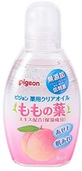 Pigeon 贝亲 Clear Oil 按摩油 含桃子叶精华（保湿成分）90ml