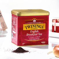 TWININGS 川宁 英国川宁(TWININGS) 茶叶 红茶 英国早餐红茶 进口茶叶500g
