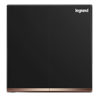 TCL 逸景系列 二开单控开关 碳素黑