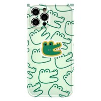 iMobile iPhone11 Pro Max 硅胶手机壳 手绘鳄鱼