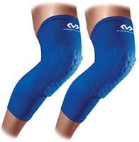 MCDAVID 迈克达威 McDavid 膝盖压缩袖，六角护膝压缩护腿套，适用于篮球、排球、举重等 – 一对袖,Royal,Small