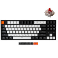 Keychron C1A1 固定轴版 87键 有线机械键盘 黑色 佳达隆G轴红轴 单光