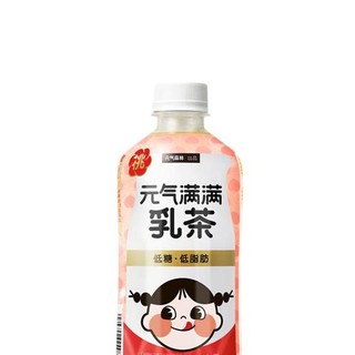 元气森林 元气满满 乳茶 奶茶饮品 厚乳桃桃味 450ml*6瓶