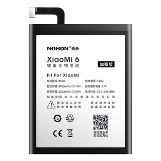 nohon诺希小米手机电池小米6