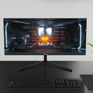 PANDA 熊猫 PB30WB4 30英寸 VA FreeSync 显示器 (2560×1080、100Hz、99%sRGB)