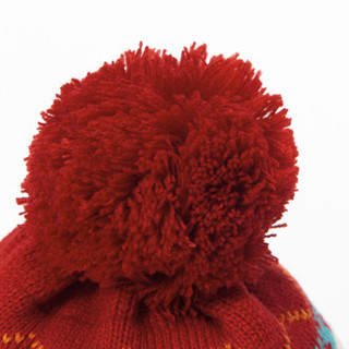 mini balabala 迷你巴拉巴拉 ZA0I004213006-0166 儿童帽子围巾两件套 红色调 90码