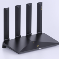 抖音超值购：ZTE 中兴 AX3000 Pro 双频3000Mbps 家用千兆Mesh无线路由器 Wi-Fi 6 单个装 黑色