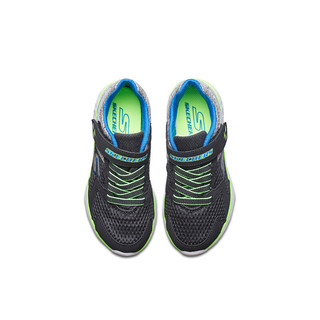 SKECHERS 斯凯奇 GO RUN 400 PROXO 男童休闲运动鞋 97680L/BKCC 黑色/炭灰色 36码