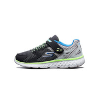 SKECHERS 斯凯奇 GO RUN 400 PROXO 男童休闲运动鞋 97680L/BKCC 黑色/炭灰色 32码