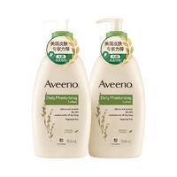 Aveeno 艾惟诺 成人每日倍护系列 天然燕麦润肤乳 大绿瓶 354ml*2瓶