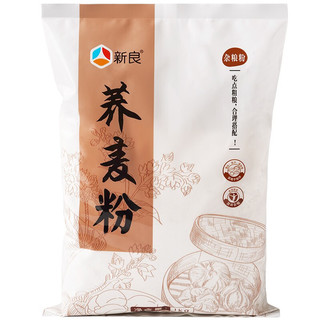 新良 荞麦面粉 杂粮粉 馒头包子面条用荞麦粗粮粉 中筋面粉 1kg