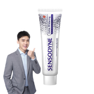 SENSODYNE 舒适达 基础护理系列 抗敏感美白配方牙膏 100g