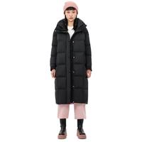 GOLDFARM 高梵 女士长款羽绒服 G1218109 黑色 M