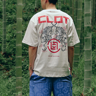 CLOT 凝结集团 华人系列 男士圆领短袖T恤 CLTE21SCN101-WH 白色 XXL