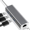 MOSSIRANE 摩士朗 USB3.0集线器 一分四 0.1m 深空灰 百兆2.0