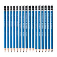 STAEDTLER 施德楼 100 六角杆铅笔 蓝色 12B 12支装