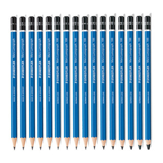 Staedtler 施德楼100 六角杆铅笔蓝色10b 12支装 报价价格评测怎么样 什么值得买