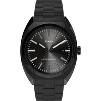 TIMEX 天美时 Men's Milano Black Stainless Steel Bracelet Watch 38mm