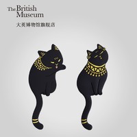 大英博物馆 盖亚·安德森猫冰箱贴挂钩 5x14cm 不锈铁 磁铁 北欧ins风礼物