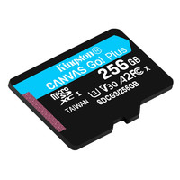 Kingston 金士頓 SDCG3 Micro-SD存儲卡 256GB（UHS-I、V30、U3、A2）