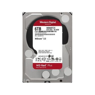 Western Digital 西部数据 Red Plus 3.5英寸 NAS机械硬盘 6TB (CMR、5640rpm、128MB) WD60EFZX