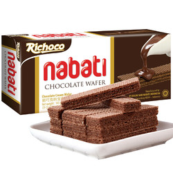 nabati 纳宝帝 印尼进口 Nabati 丽芝士 丽巧克（Richoco）威化饼干 580g/盒